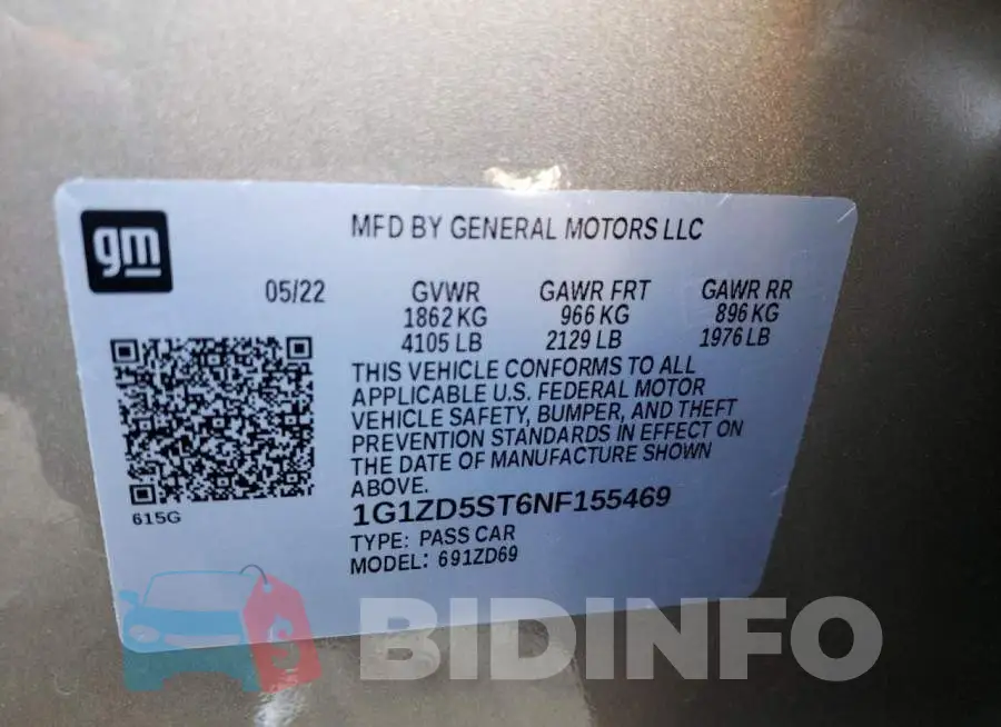 1G1ZD5ST6NF155469 Photo# 10