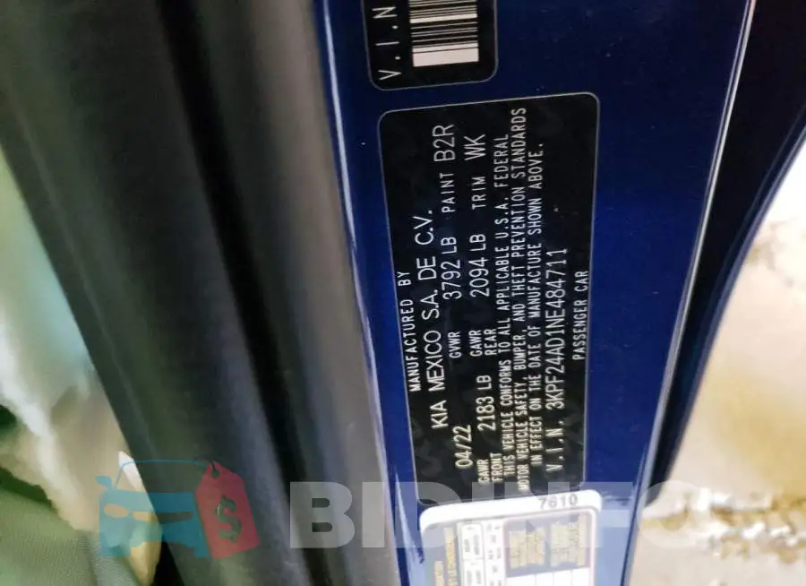 3KPF24AD1NE484711 Photo# 10