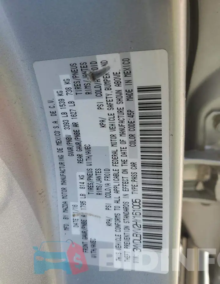 3MYDLBYV2HY161005 Photo# 10