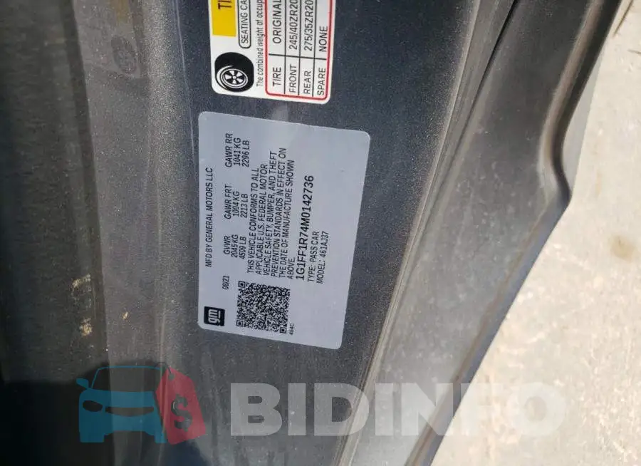 1G1FF1R74M0142736 Photo# 8