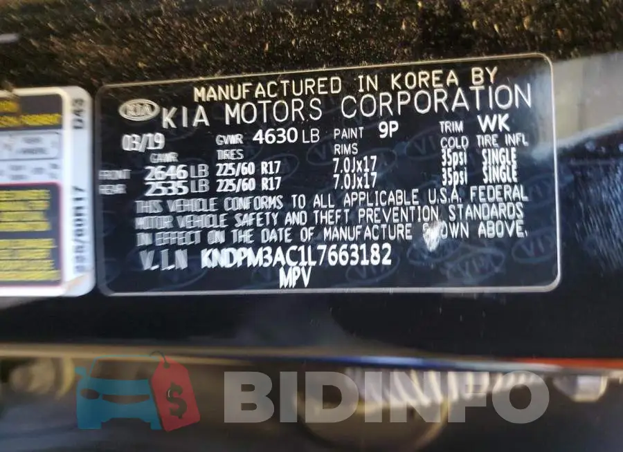 KNDPM3AC1L7663182 Photo# 10