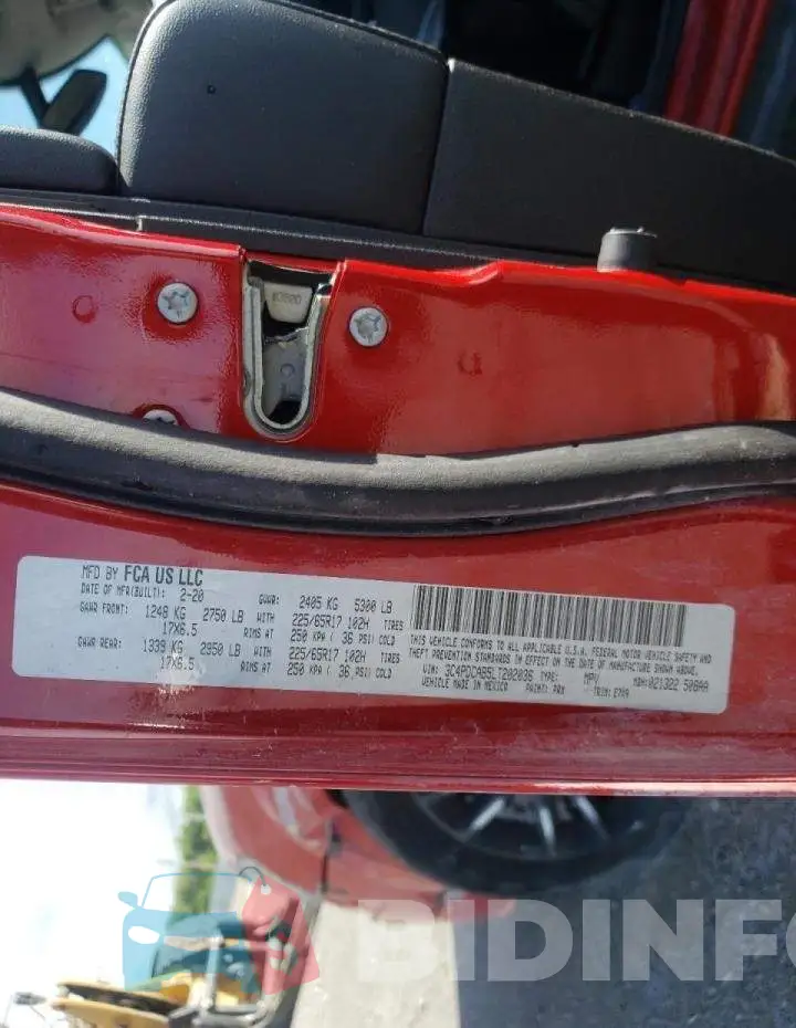 3C4PDCAB5LT202036 Photo# 10