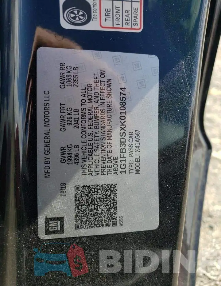 1G1FB3DSXK0108574 Photo# 10