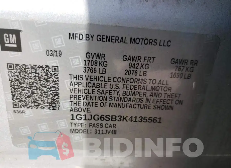 1G1JG6SB3K4135561 Photo# 10
