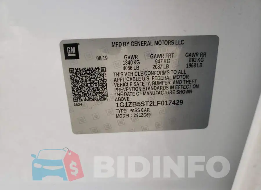 1G1ZB5ST2LF017429 Photo# 10