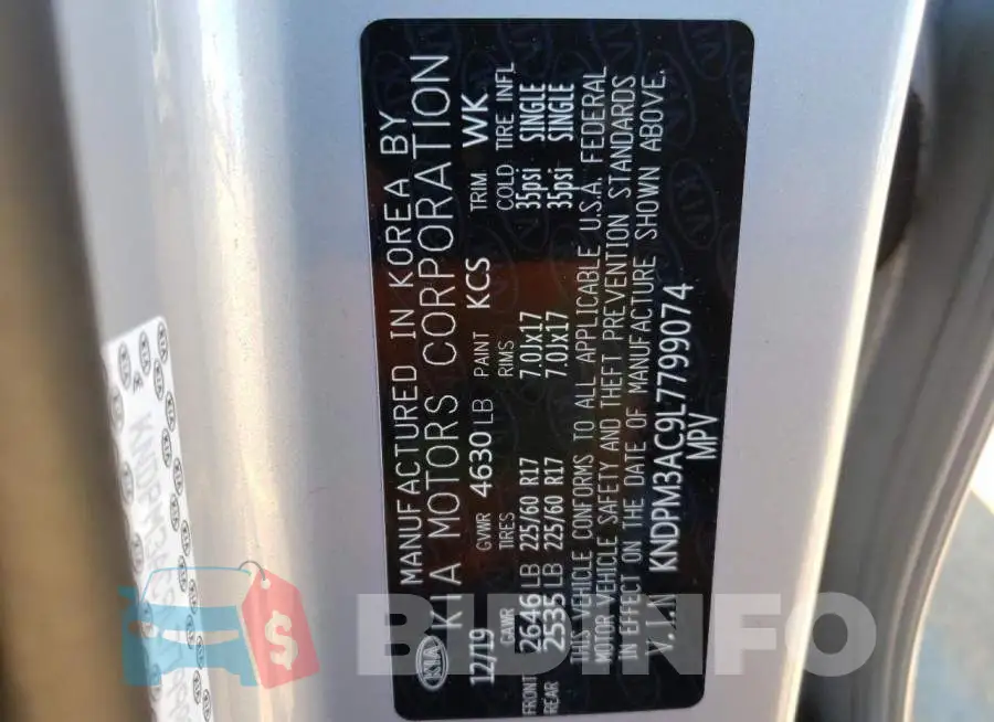 KNDPM3AC9L7799074 Photo# 10