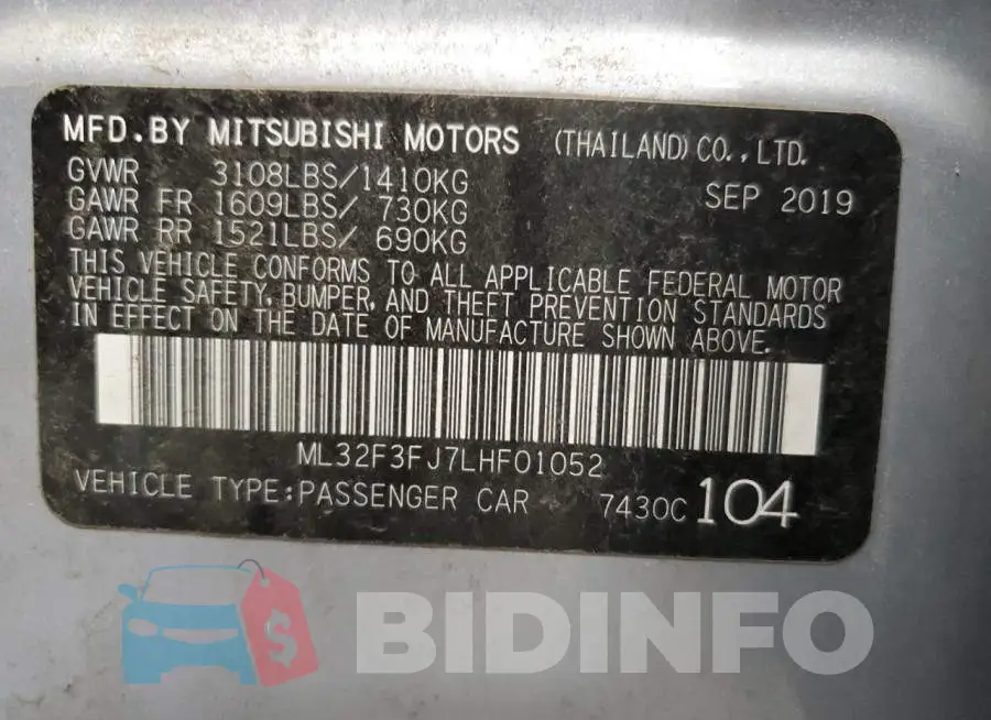 ML32F3FJ7LHF01052 Photo# 10