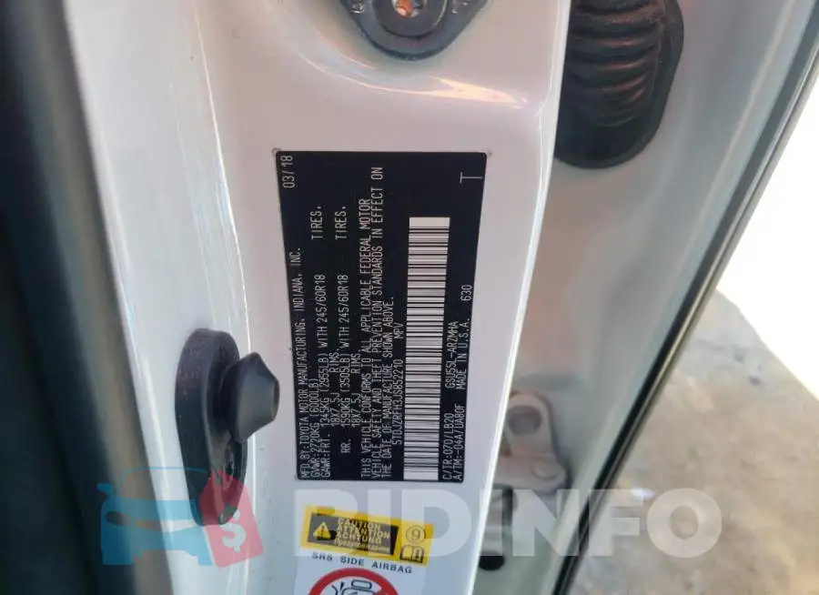 5TDJZRFH3JS852210 Photo# 10