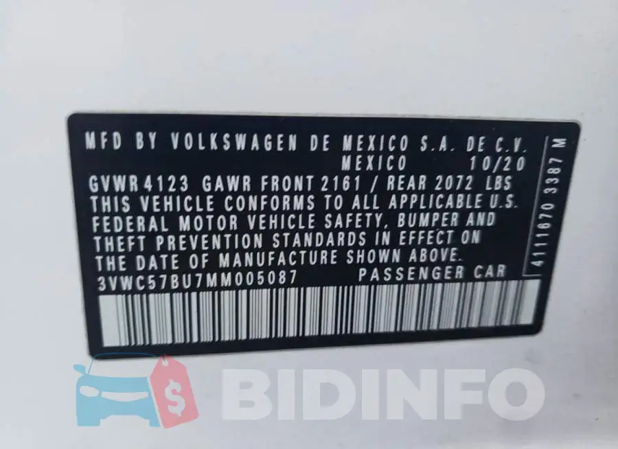 3VWC57BU7MM005087 Photo# 10