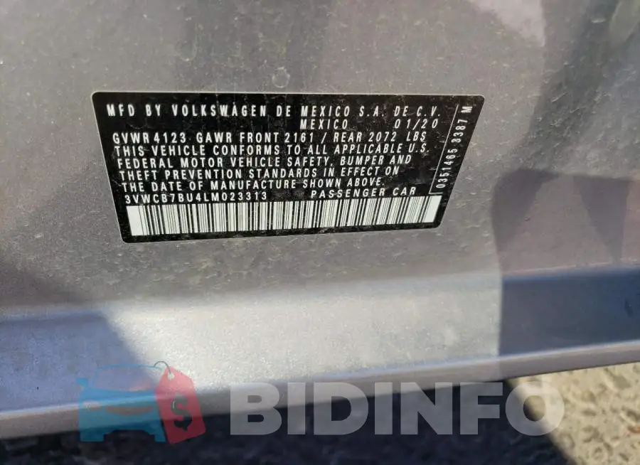 3VWCB7BU4LM023313 Photo# 10