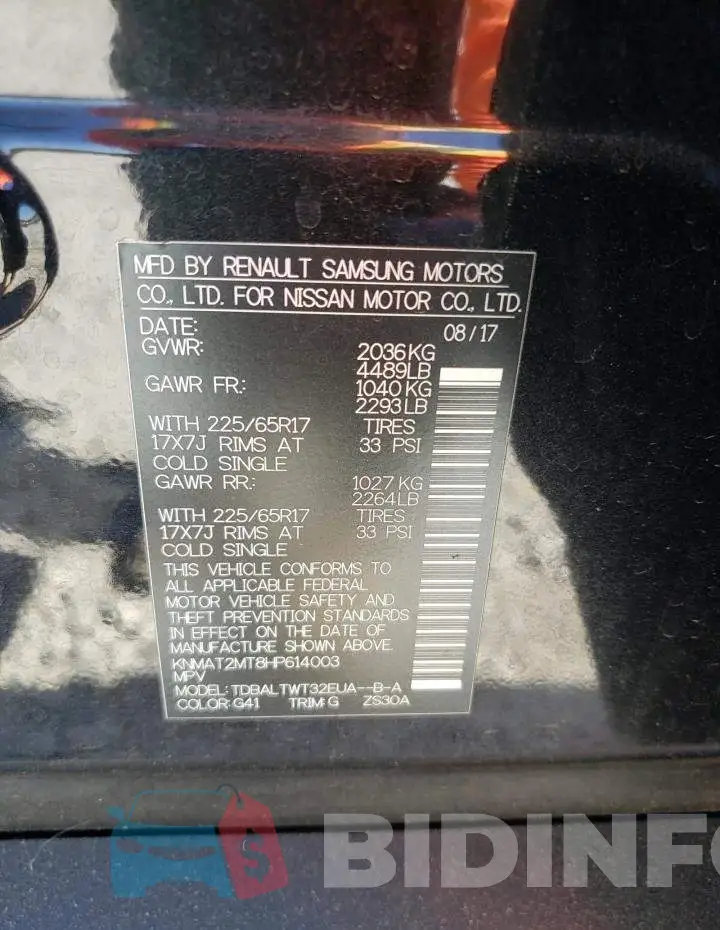 KNMAT2MT8HP614003 Photo# 10