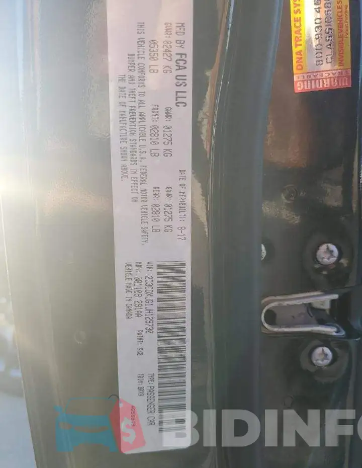 2C3CDXJG1JH129730 Photo# 10