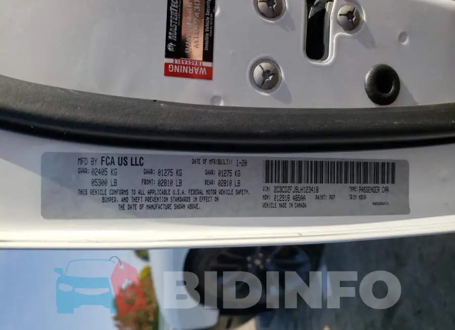 2C3CDZFJ9LH123418 Photo# 10