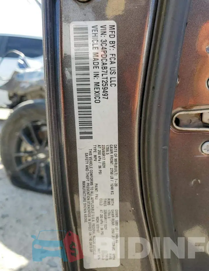 3C4PDCAB7LT259497 Photo# 10