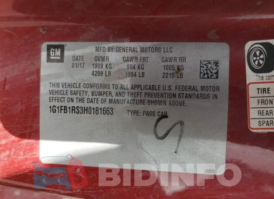 1G1FB1RS3H0181663 Photo# 10