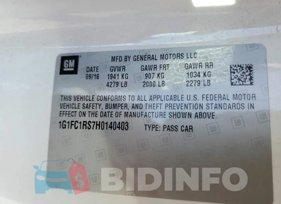 1G1FC1RS7H0140403 Photo# 10