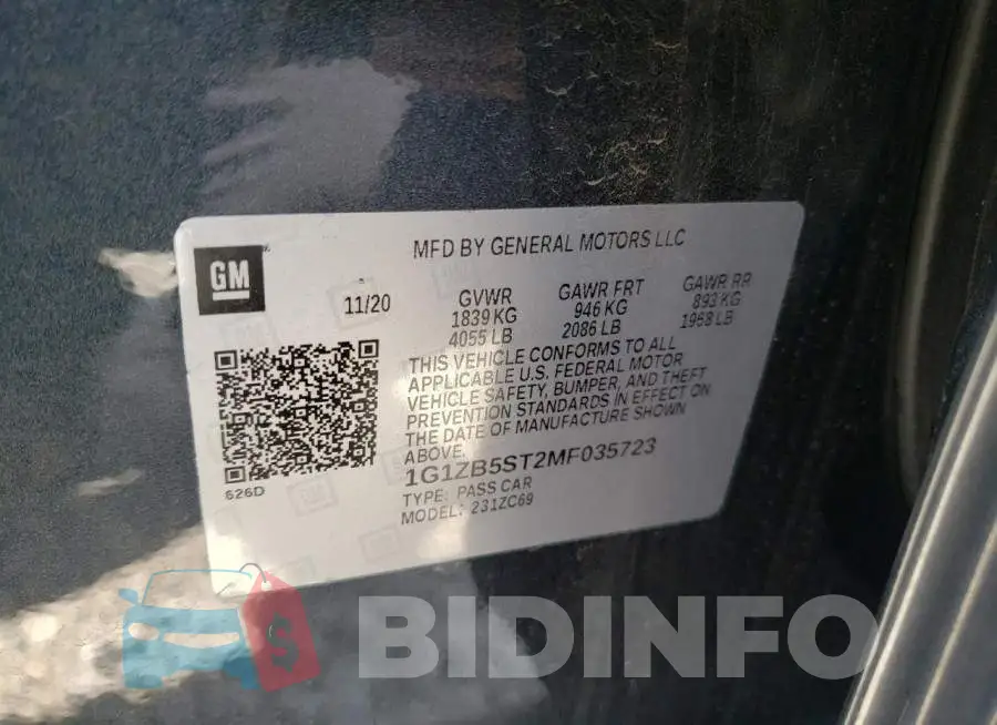 1G1ZB5ST2MF035723 Photo# 10