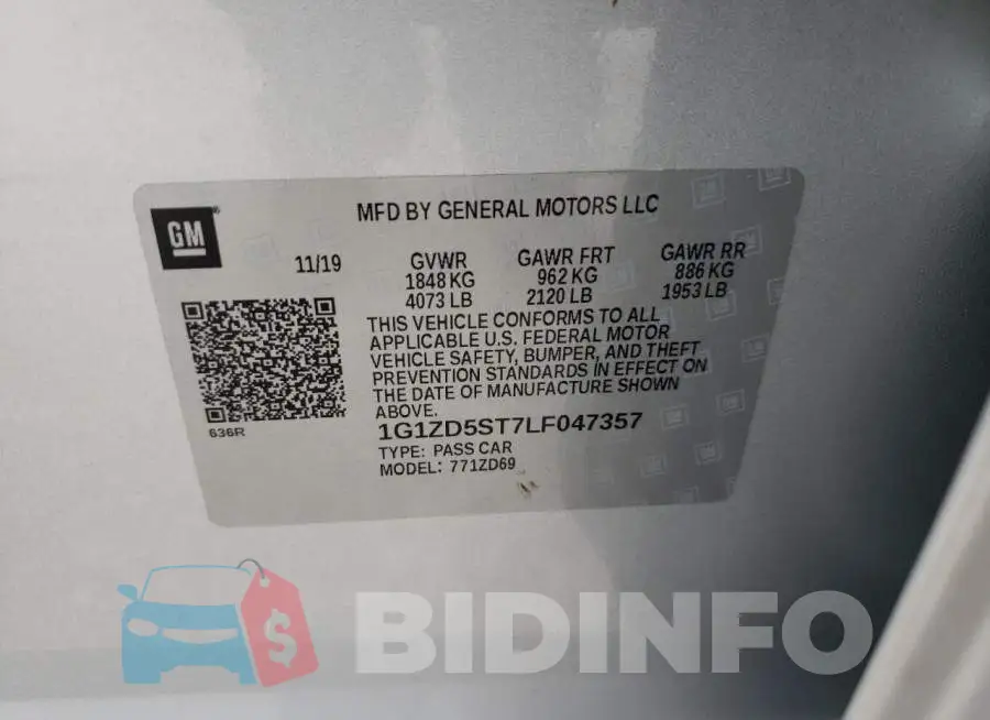 1G1ZD5ST7LF047357 Photo# 10