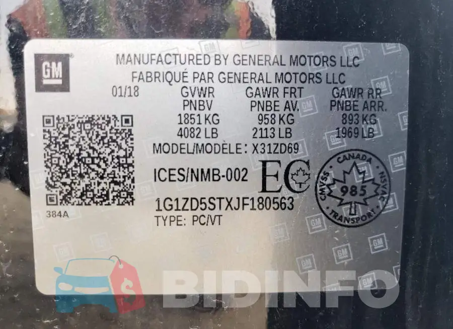 1G1ZD5STXJF180563 Photo# 10