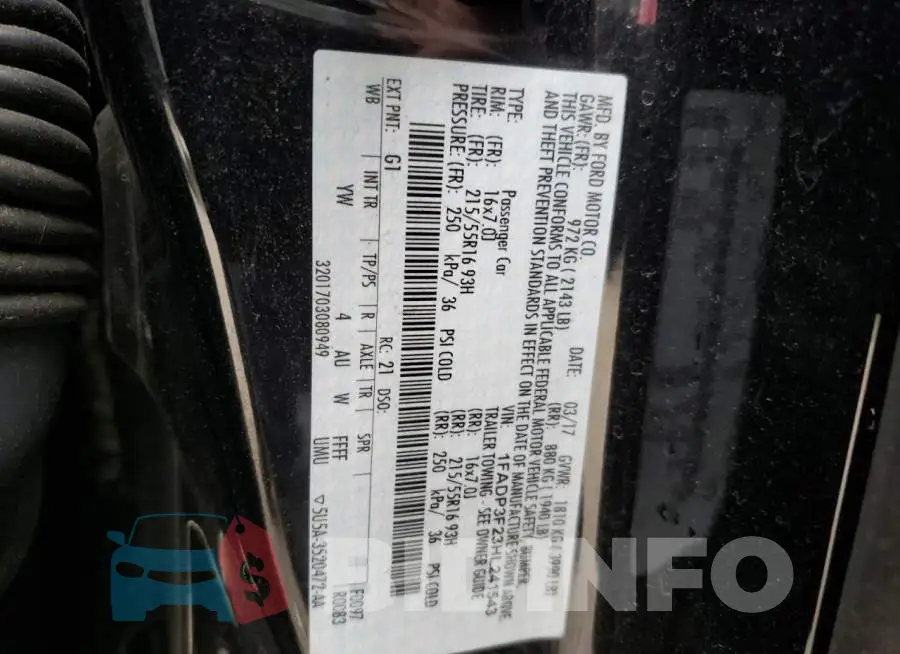 1FADP3F23HL241543 Photo# 10
