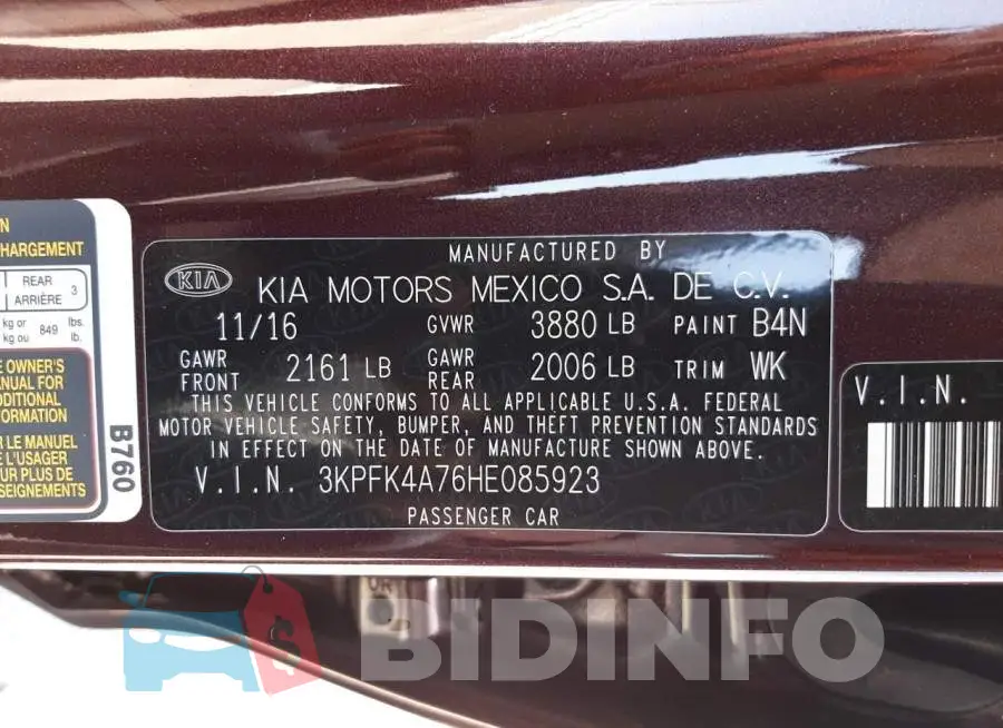 3KPFK4A76HE085923 Photo# 10
