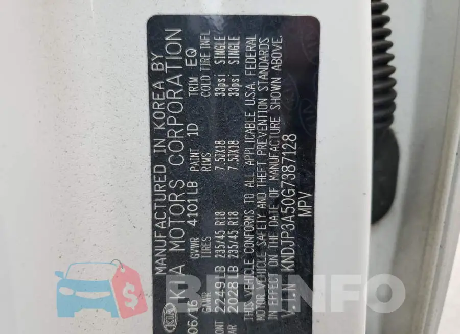 KNDJP3A50G7387128 Photo# 10