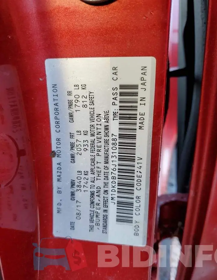JM1DKDB76J1310887 Photo# 10
