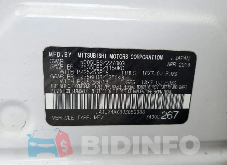 JA4JZ4AX8JZ059088 Photo# 10