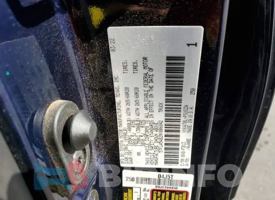 5TFLA5AB2NX006842 Photo# 10