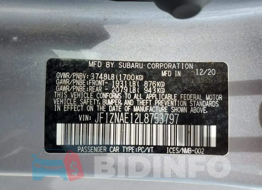 JF1ZNAE12L8753797 Photo# 10
