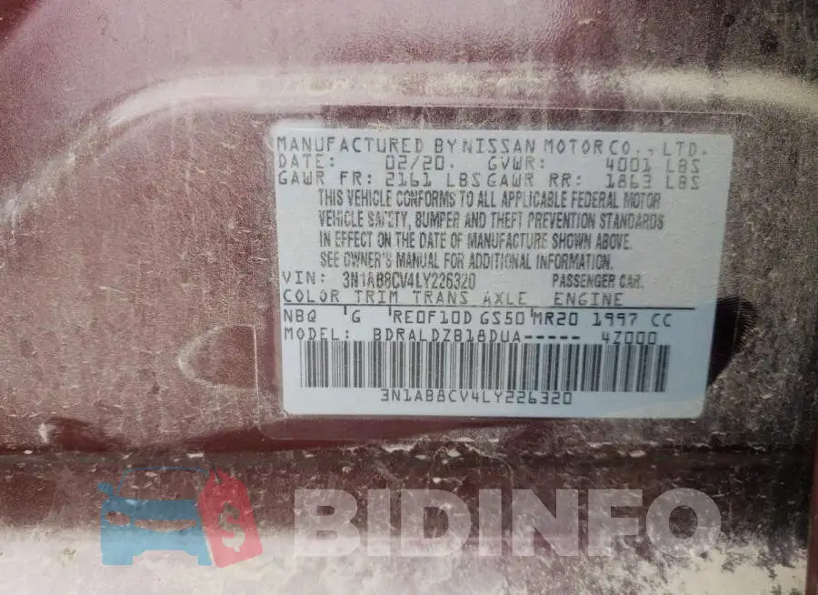3N1AB8CV4LY226320 Photo# 10