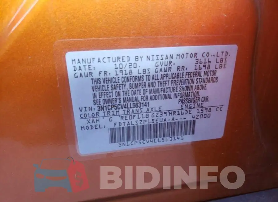 3N1CP5CV4LL563141 Photo# 10