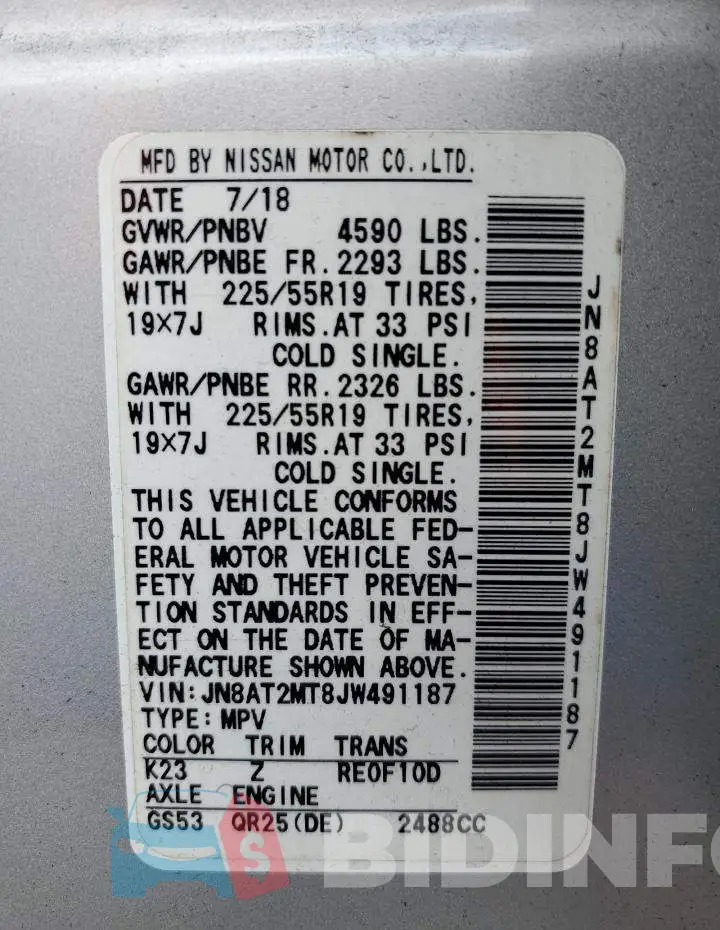 JN8AT2MT8JW491187 Photo# 10