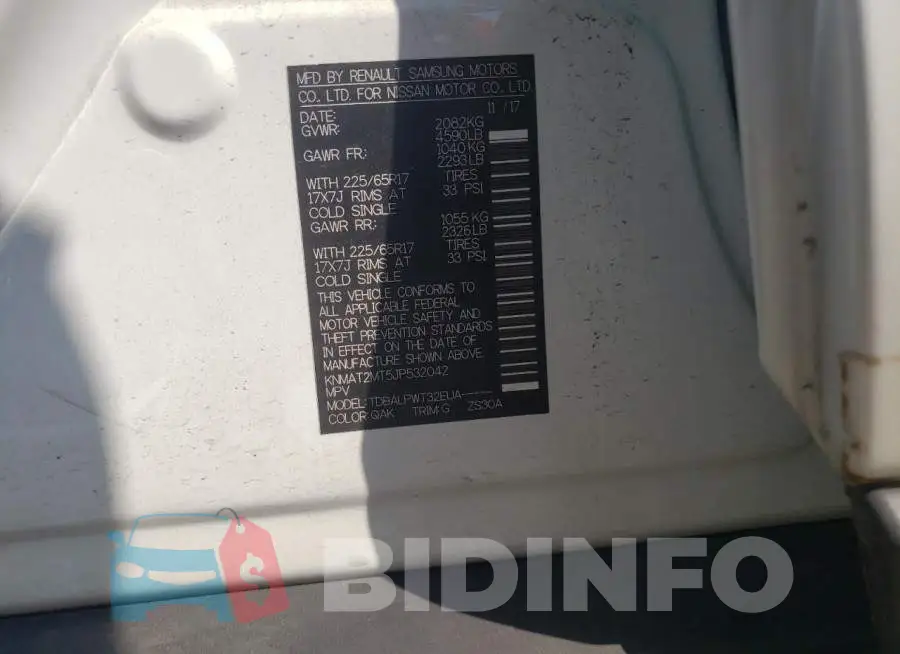 KNMAT2MT5JP532042 Photo# 10