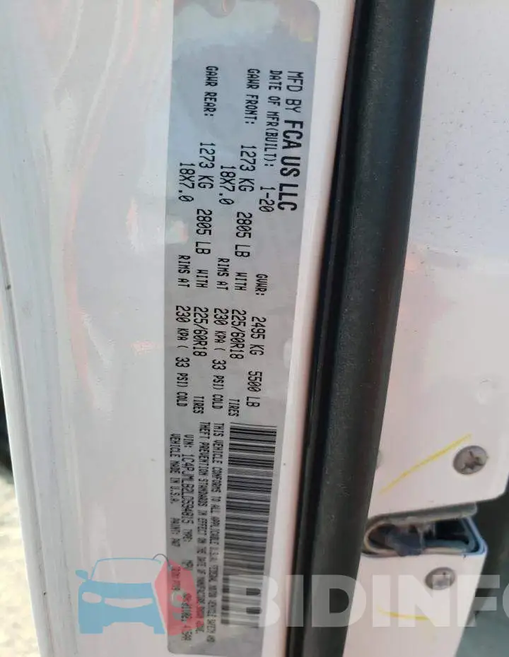 1C4PJMLB2LD594815 Photo# 10