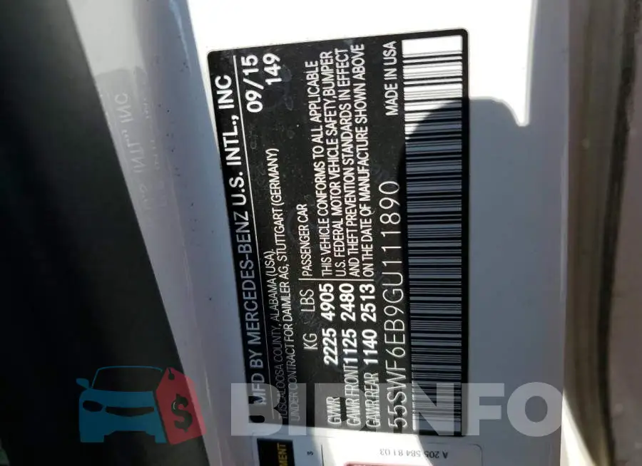 55SWF6EB9GU111890 Photo# 10