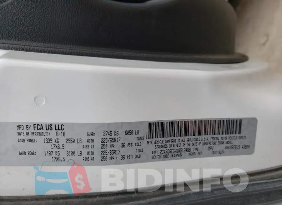 2C4RDGEG7KR512468 Photo# 10