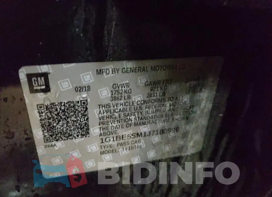 1G1BE5SM1J7180999 Photo# 10