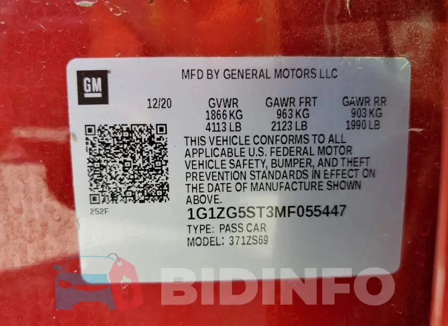 1G1ZG5ST3MF055447 Photo# 10