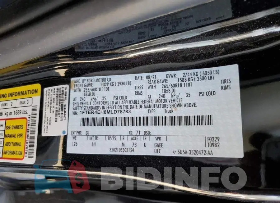 1FTER4EH8MLD78783 Photo# 10