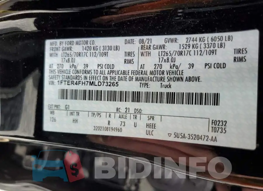 1FTER4FH7MLD73265 Photo# 10