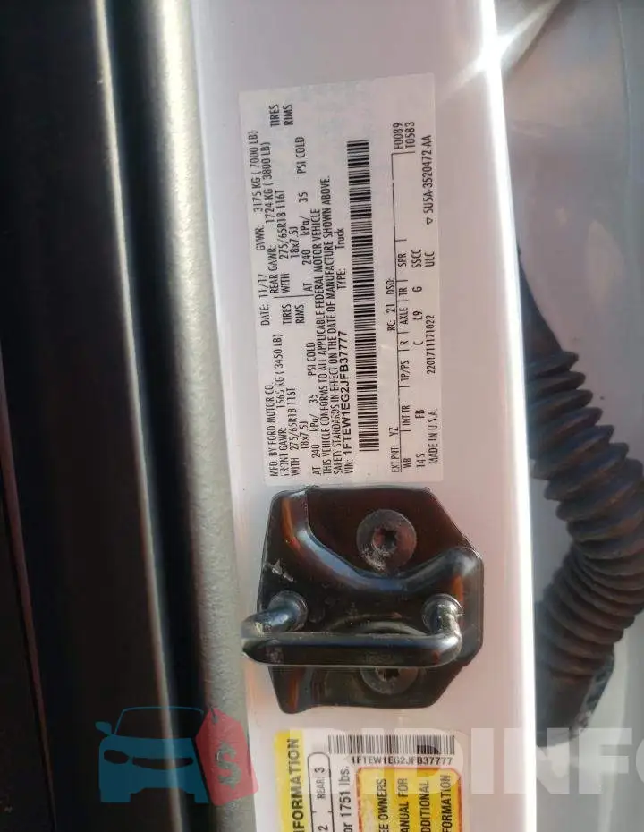 1FTEW1EG2JFB37777 Photo# 10