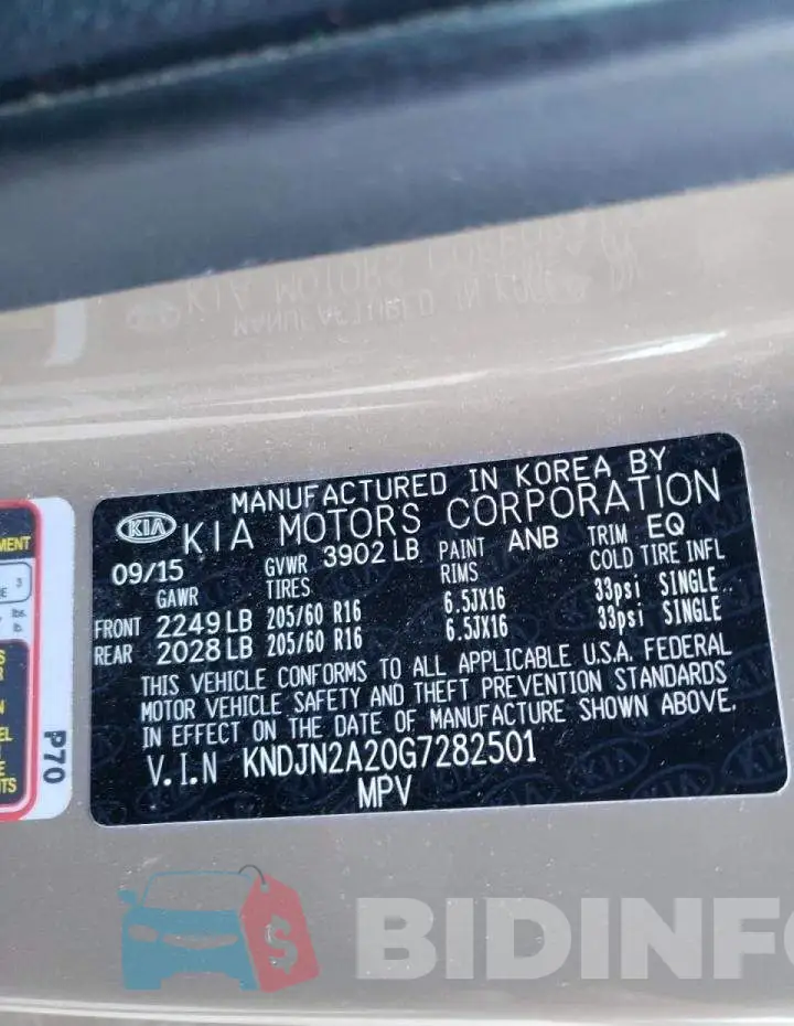 KNDJN2A20G7282501 Photo# 10