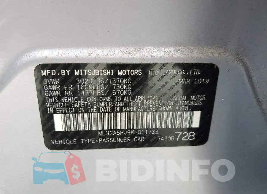 ML32A5HJ9KH011733 Photo# 10