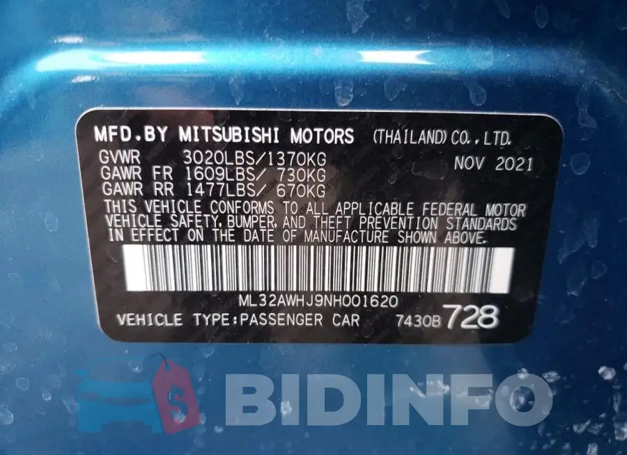 ML32AWHJ9NH001620 Photo# 10