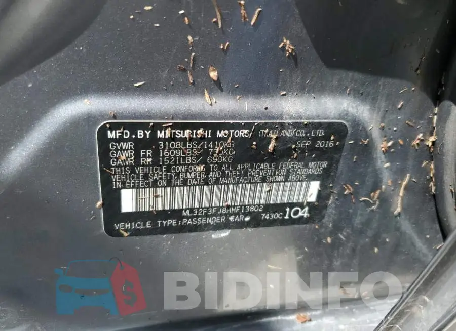 ML32F3FJ8HHF13802 Photo# 10