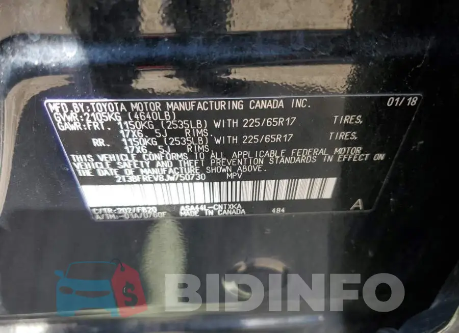 2T3BFREV8JW750730 Photo# 10