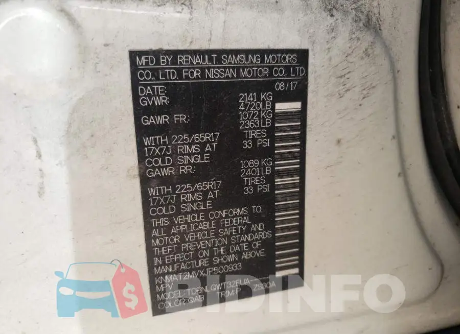 KNMAT2MVXJP500933 Photo# 10