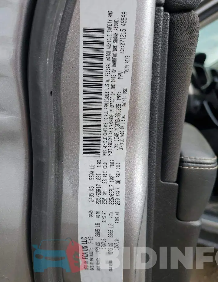 1C4PJMCB7GW361328 Photo# 10