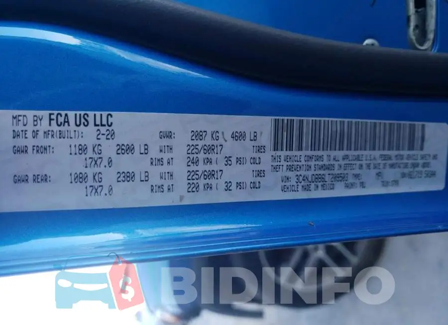 3C4NJDBB6LT209503 Photo# 10